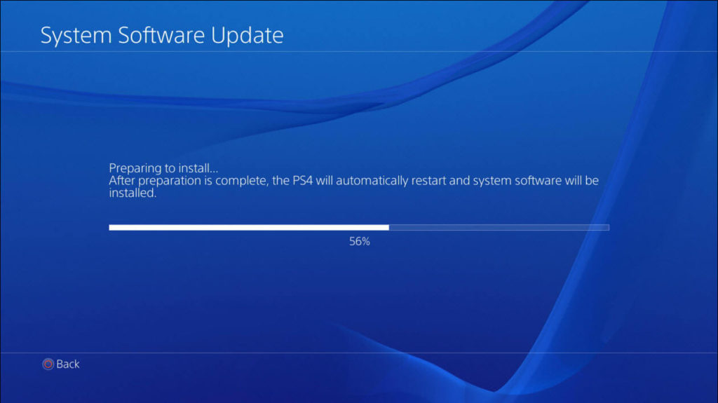PS4 Software Update 5.00